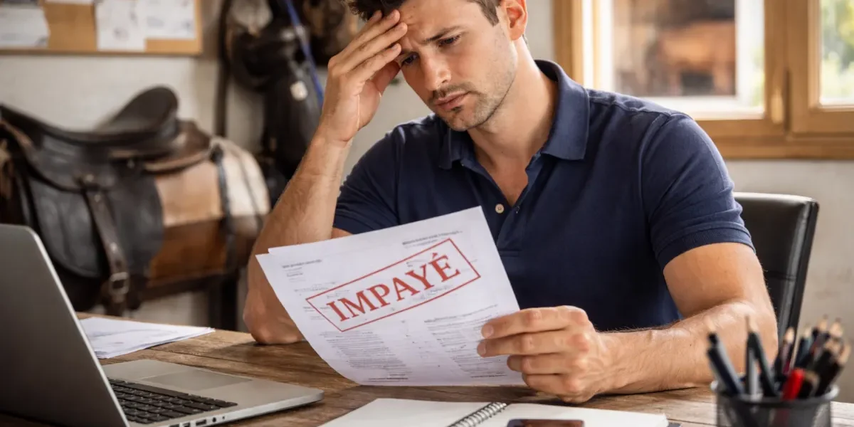 facture impayée : comment réagir quand on est un pro équin ?